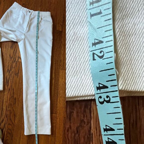 Vintage Koret City Blues Jeans Size 8 Women White Mom Jeans Bootcut High Rise - Picture 13 of 17